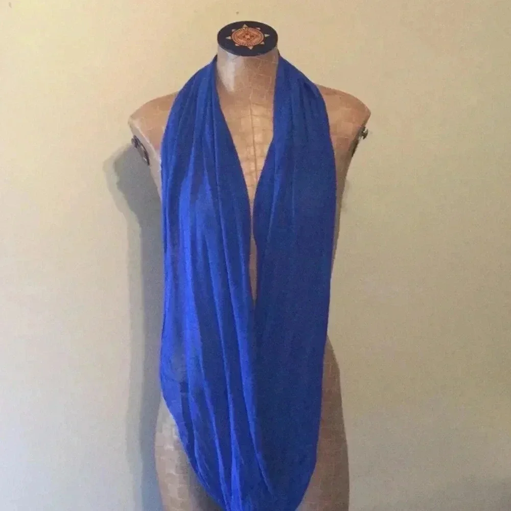 🎠Blue double wrap scarf‎ 🎠